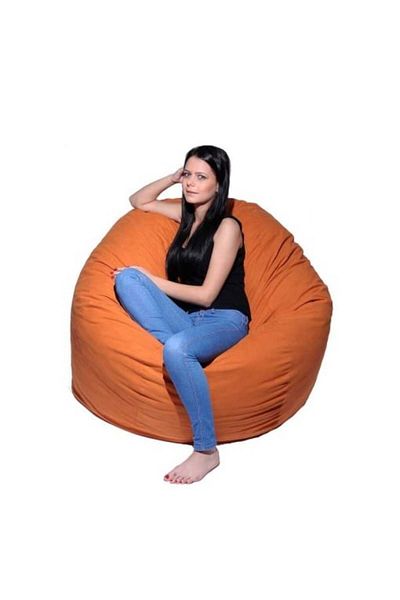 Pufrelax King Size Armchair Pufrelax, Textile Material - Terracotta Orange