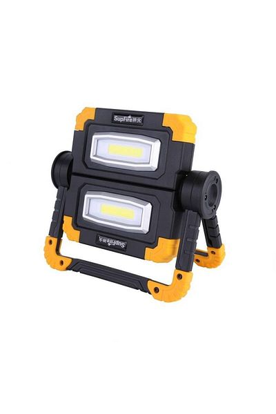 Supfire Portable LED projector G7, 20W, 1000lm, rechargeable, COB, 5000mAh battery