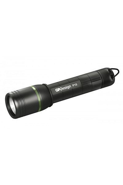 GP GPDesign EDC P15 semi-professional flashlight, 2 lighting modes, aluminum