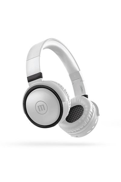 Maxell HP-BTB52 Bluetooth Headphones, Pro Sound, White