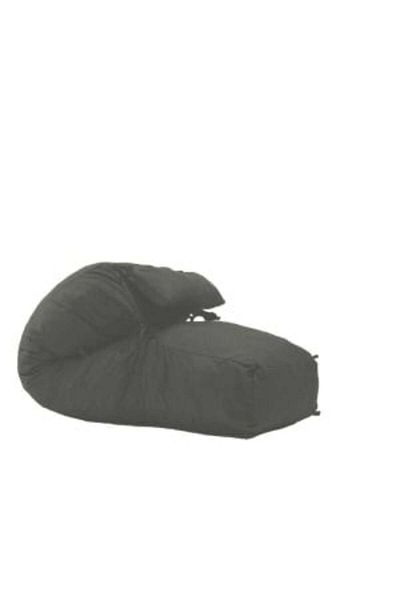 Pufrelax Fotoliu Yoga L cu Perna, Material Textil - Moon Grey