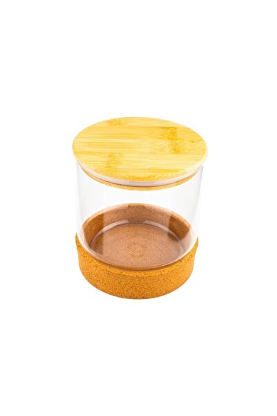 Bambum Corki - Glass Storage Container with Cork Base 650 ml