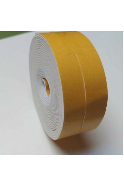 Taiyeestar Set de 2 role de bandă de etanșare pentru uși și ferestre, spumă, albă, 20 mm x 1,5 mm x 5 m