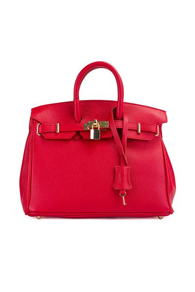 Posete Fagaras Edith Leather Purse - Red, Genuine Leather Bag, Bags, Summer Bags, Genuine Leather