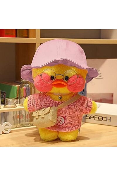 Terra Jucărie de pluș Rățușcă Lalafanfan, Haine și accesorii aleatorii, Galben