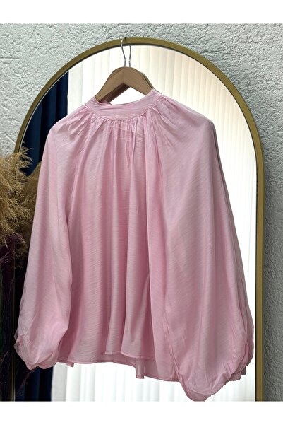 BENAHOLL Marita Double Skirt Linen Voile Suit-Mf1802 Pink