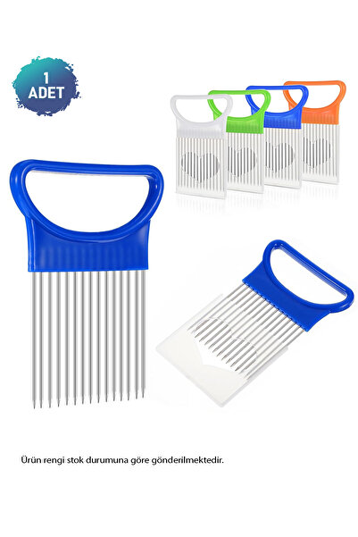 MEZİGARC Sebze Kesimi İçin Plastik Tutucu Dilimleme Aparatı Doğrama Dilimleme Kolaylaştırıcı Bıçak Kılavuzu