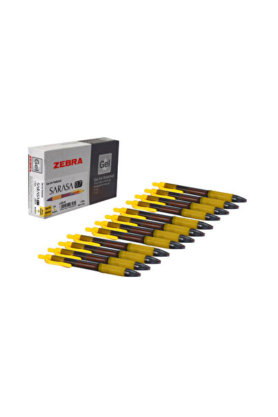 Zebra ساراسا دراي 0.7 برتقالي أصفر 12 قطعة