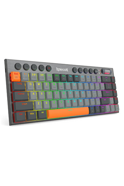 REDRAGON Tastatură mecanică de gaming Horus SE, fără fir, cu fir, Bluetooth, ...
