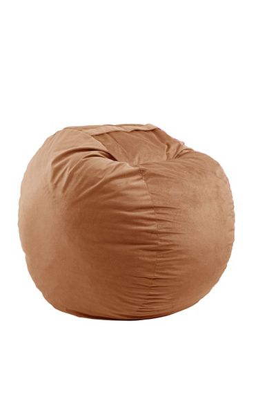 Pufrelax Set Fotoliu King Size cu Otoman (suport picioare), Material Textil - Terracotta Orange