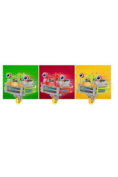 Terra Children's Circuit Toy, Frog on Unicycle, Yellow
