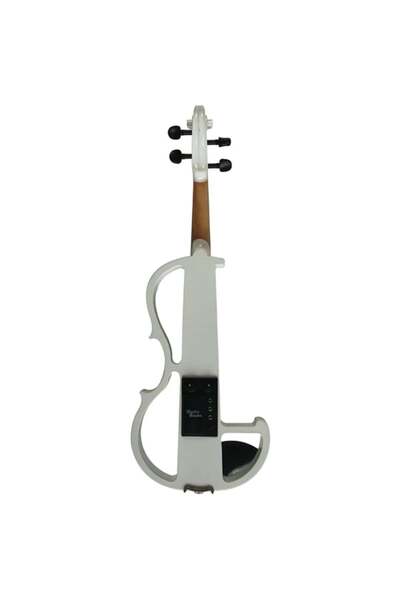 Depox Silent Electric Violin 4/4, Solid White Wood