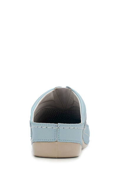 Tellus Saboti medicali piele dama 25-06, Alb-Albastru