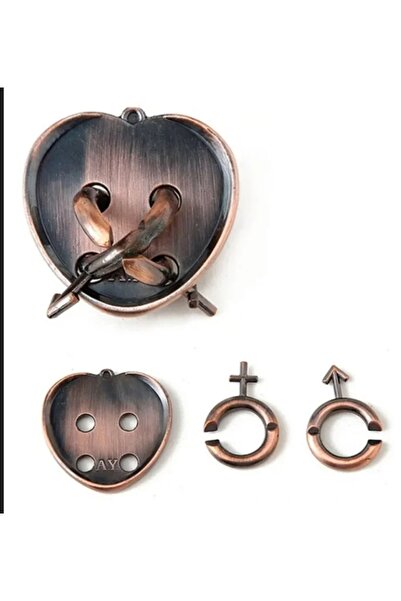 Hanayama metal puzzle kalp puzzle