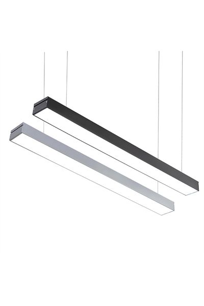 OEM Corp iluminat liniar LED, 55W, lumina rece 6500k, lungime 120CM, culoare corp negru