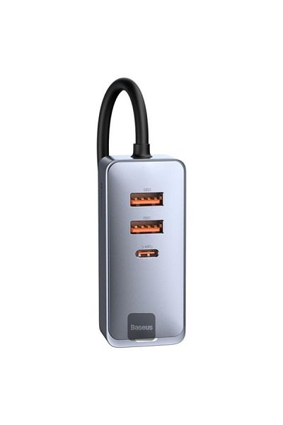 BASEUSE Baseus Powerful 4-Port 120W Car Charging Station