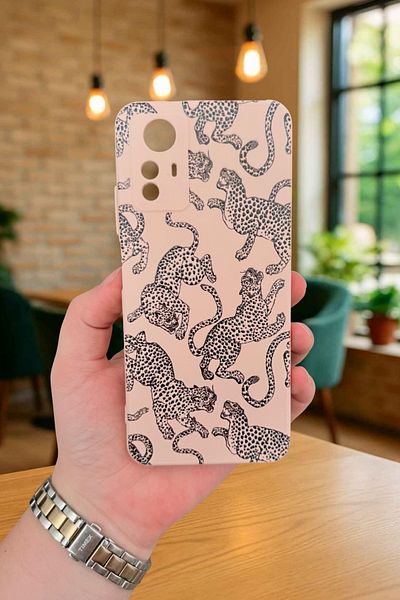 Vip Case Xiaomi Redmi Note 12S - حافظة مطاطية كلاسيكية ممتصة للصدمات من السيليكون بنمط الفهد277