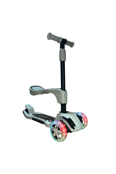 Furkan Toys Led Lighted Seat Combo Scooter