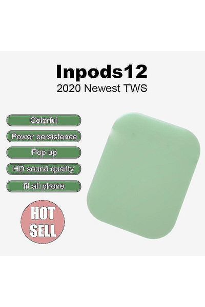 unbranded Inpods 12 Wireless Earphone Sports Waterproof For iPhone Samsung, Xiaomi, Huawei