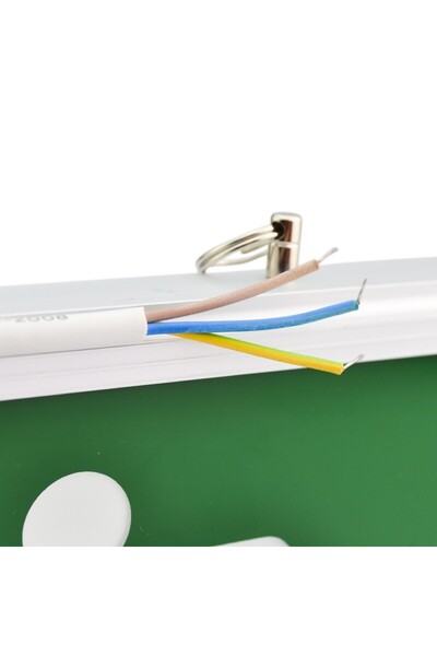 PROCART Panou de siguranță LED, indicator EXIT 3W, alimentat cu baterii, permanent