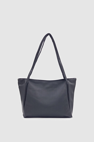 Wuclo Celun Matte Look Soft Textured Large Size Shoulder Bag Black