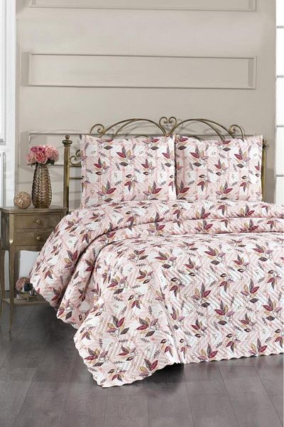 Çeyiz Diyarı Κάλυμμα διπλού κρεβατιού με υπερήχους Quilted Lily