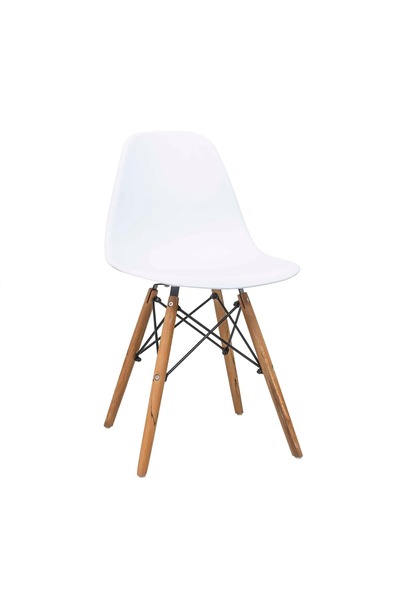 Z-Tools Scaun pentru bucătărie sau living, maxim 120 kg, alb / ZTS 8186