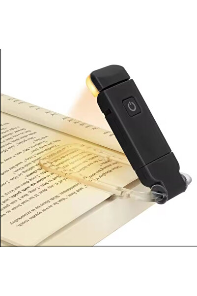 sgeteknoloji SİYAH RENK KİTAP OKUMA IŞIĞI 3 FARKLI IŞIK RENGİ 3 KADEME IŞIK K...