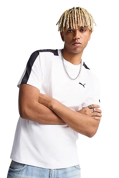 Puma T7 Tee White Men's Short Sleeve T-Shirt