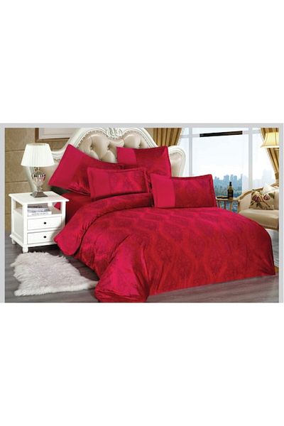 Inovius Velvet Bed Linen, Double Bed Size, 2 Persons, 6 Pieces - EAT227