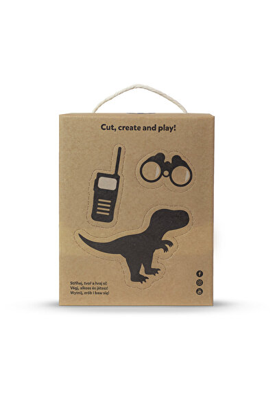 Petite&Mars Papusa, Petite&Mars, Max 14 x 34 cm, 0 luni+, Ambalaj cu mini puzzle din carton, 35 cm, Albastru