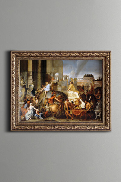 epiqart Intrarea lui Iskander în Babilon - Cadru cu model vintage