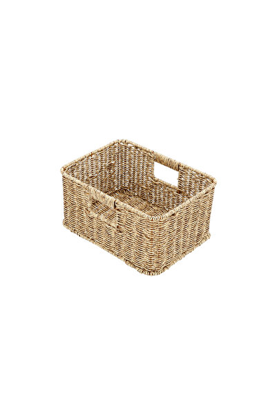 Generic سلة تخزين من الروطان سعة 10 لتر، 31*22*15 سم