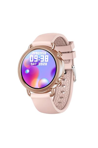 SOLTOY Ceas inteligent Smartwatch pentru femei SOLTOY® Viveka, Full Color OLED display, Notificari, silicon