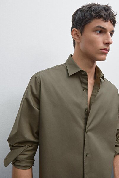 Massimo Dutti Regular fit streç gömlek