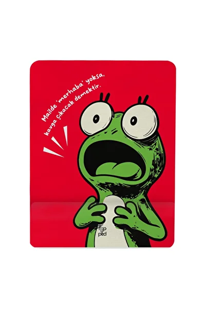 Flipped Hello Wrist Supported Mousepad