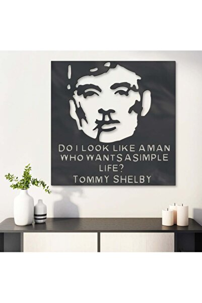 Marktna لوحة اكريلك اسود بنقشة توماس شيلبي بيكي بلايندرز