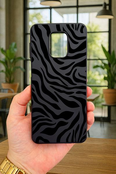 Vip Case حافظة مطاطية كلاسيكية ممتصة للصدمات من السيليكون متوافقة مع هاتف Redmi Note 9 Pro و9S ZEBRA PATTERN277