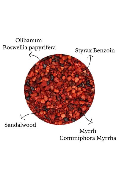 Shamanics Purification natural incense, blend of olibanum, myrrh, styrax benzoin, sandalwood, 25 g