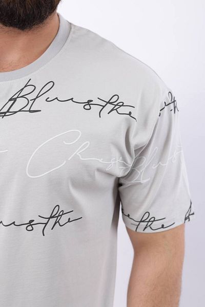 STOCX Men's Oversize Text Printed T-Shirt - Casual, Stylish, Comfortable, Sport Style