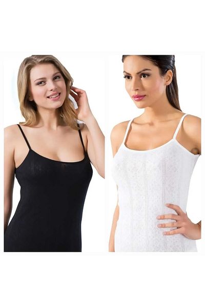 LÜXDRM 5 Pieces Women's Thin Strap Jacquard (Camisole) 100% Cotton