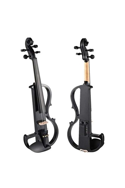 Depox Tiché elektrické housle 4/4, masivní černé dřevo