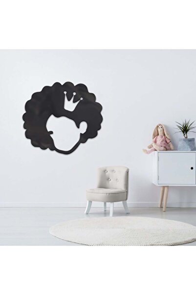 Marktna لوحة اكريلك اسود مودرن بنقشة فتاة