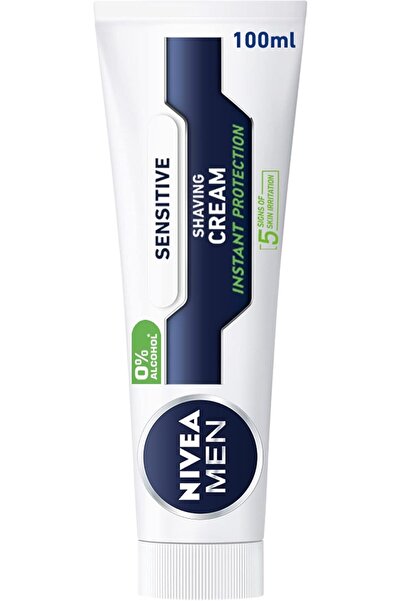 NIVEA Men Shaving Cream for Sensitive Skin, 100ml
