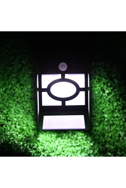 OEM Lampă de perete solară LED cu senzor de mișcare, putere 0,55W, ABS negru