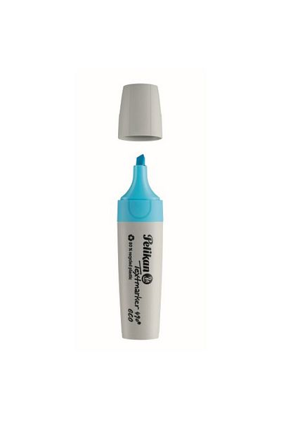 Pelikan Evidențiator 490, culoare albastru neon, material plastic, unitate individuală