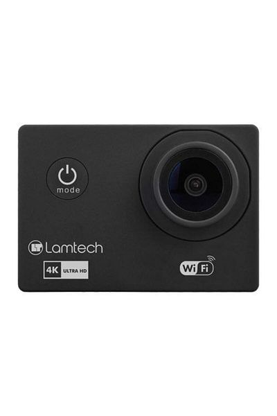 Lamtech Cameră de acțiune LAM021165, 4K UHD, 16 MP, SONY CMOS 179, LCD TFT de 2 inci, Wi-Fi, funcție webcam