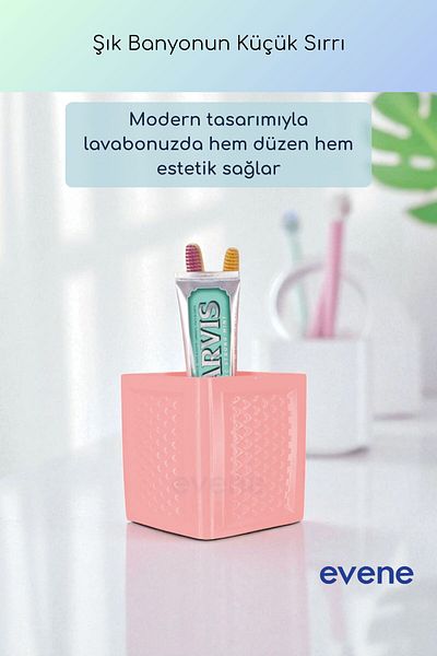 Evene Θήκη οδοντόβουρτσας Βάση οδοντόβουρτσας Βάση οδοντόβουρτσας Ανοιχτό ροζ Χρώμα Μοντέλο 86
