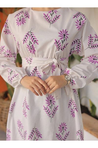 DEDEMAX Rochie Hijab - Mov -