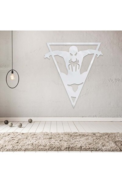 Marktna لوحة اكريلك فضي بنقشة سبايدر مان